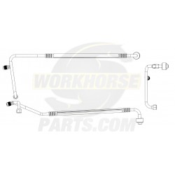 W0007676  -  Hose Asm - A/C Compressor & Condenser 